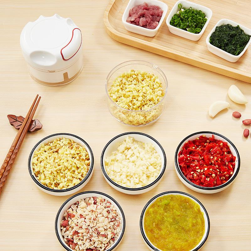 Compact Garlic Masher & Vegetable Chopper - Multi-Functional Kitchen Tool