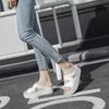 Order A Size Up Women's Slip-On Wedge Sandals Open-Toe Non-Slip Rubber Slippers