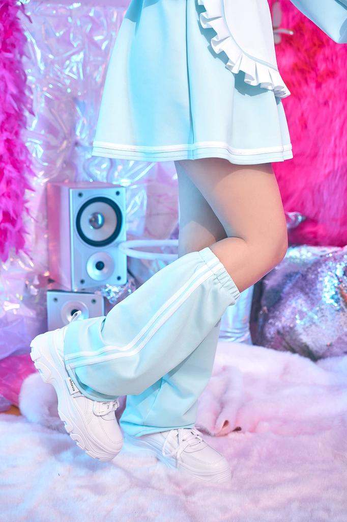 Clearstone SugarWhip Cosplay Halloween Cat Ear Jersey Maid Women's Blue