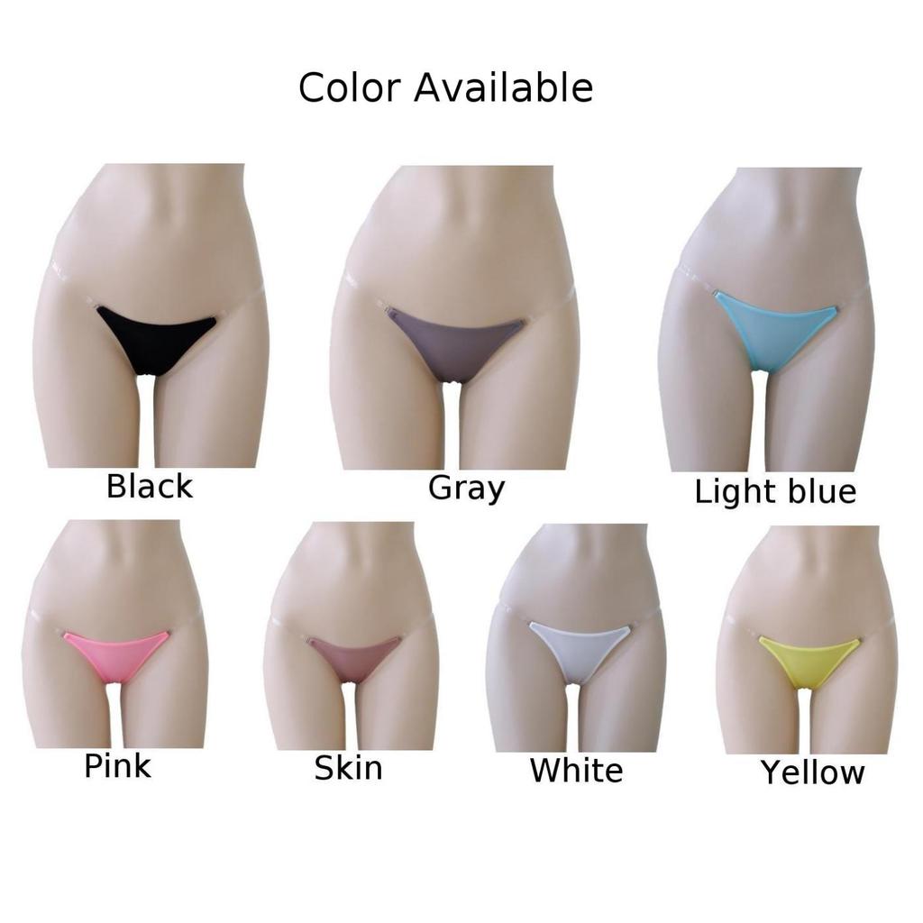 Adjustable Waisted Thongs G String Ice Silk Lingerie Low-Rise