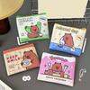 Cute Capybara Coin Storage Bag Transparent Coin Purses Cartoon Lovely Wallet Clear Bags