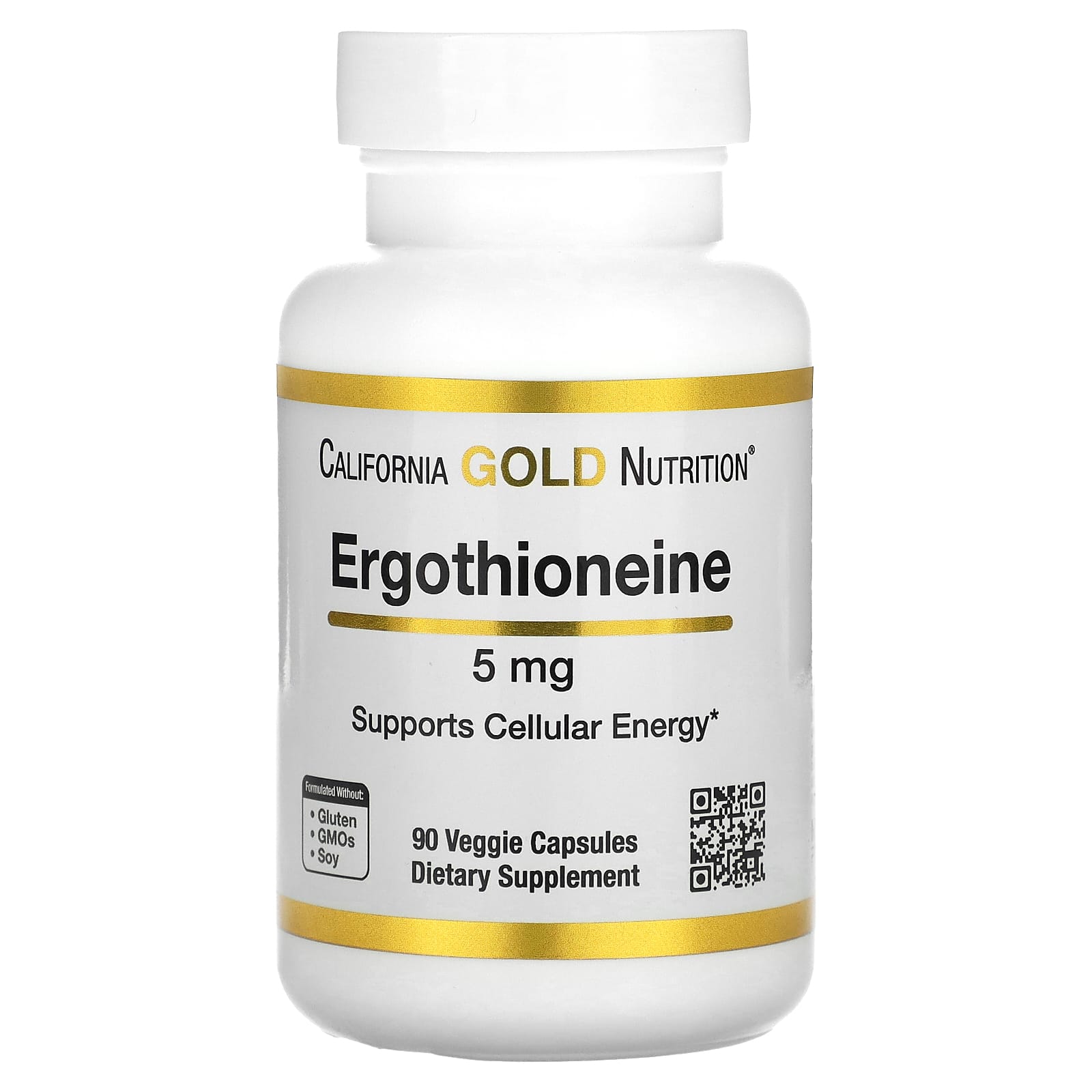 

Ergothioneine, 5 mg, 90 Veggie Caps