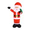 Inflatable Santa Claus Outdoor LED Decor Large Christmas Garden Ornament Lawn Yard Decoration for Holiday Celebrations