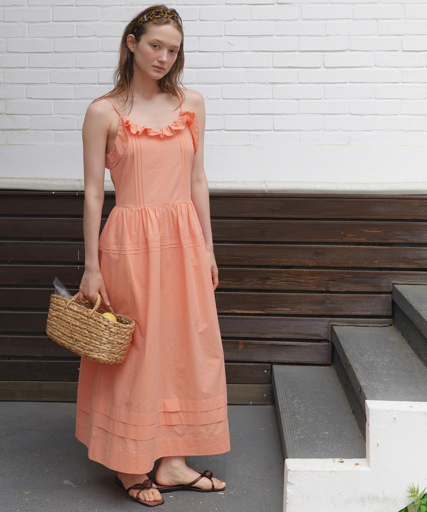 I Ulai Sunny Dress Salmon Orange