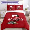 Set de așternut Cristiano Ronaldo Huse de pilotă respirabile cu fețe de pernă Lenjerie de pat decorativă pentru dormitor Decorațiuni pentru casă Cadou de ziua de naștere