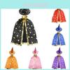 Enchanting Five-star Halloween Cape And Hat Set For Noble Children And Adults