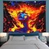 1pc UV reactive tapestry, neon lighting effect, fashionable and personalized female bedroom decoration wall hanging