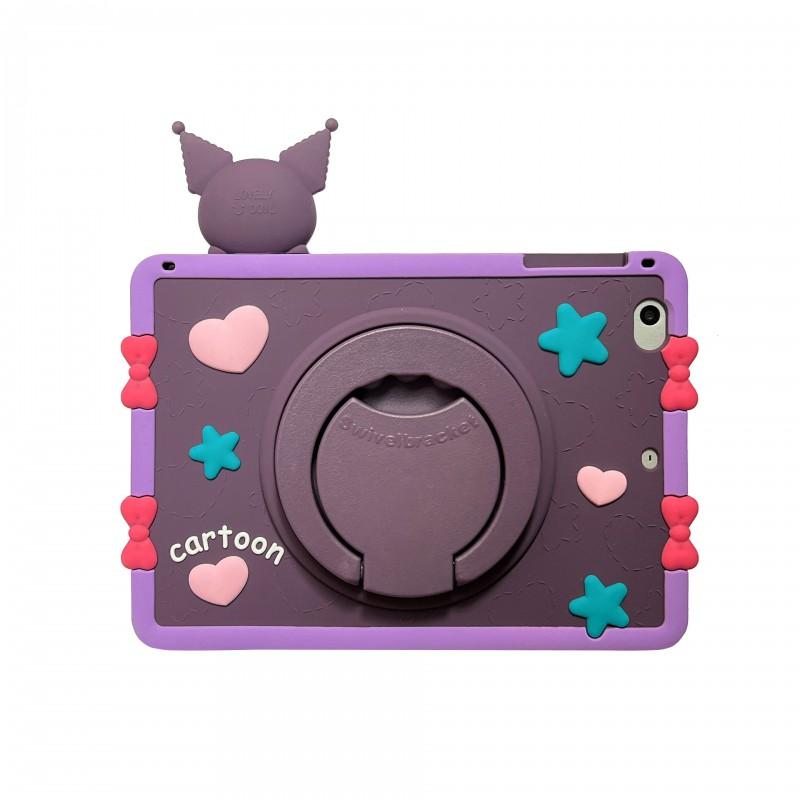 Soft Silicone Cartoon Tablet Case Pad 7 Pro 6 5 With 360 Rotating Stand Support Anti-Slip Shockproof Full
