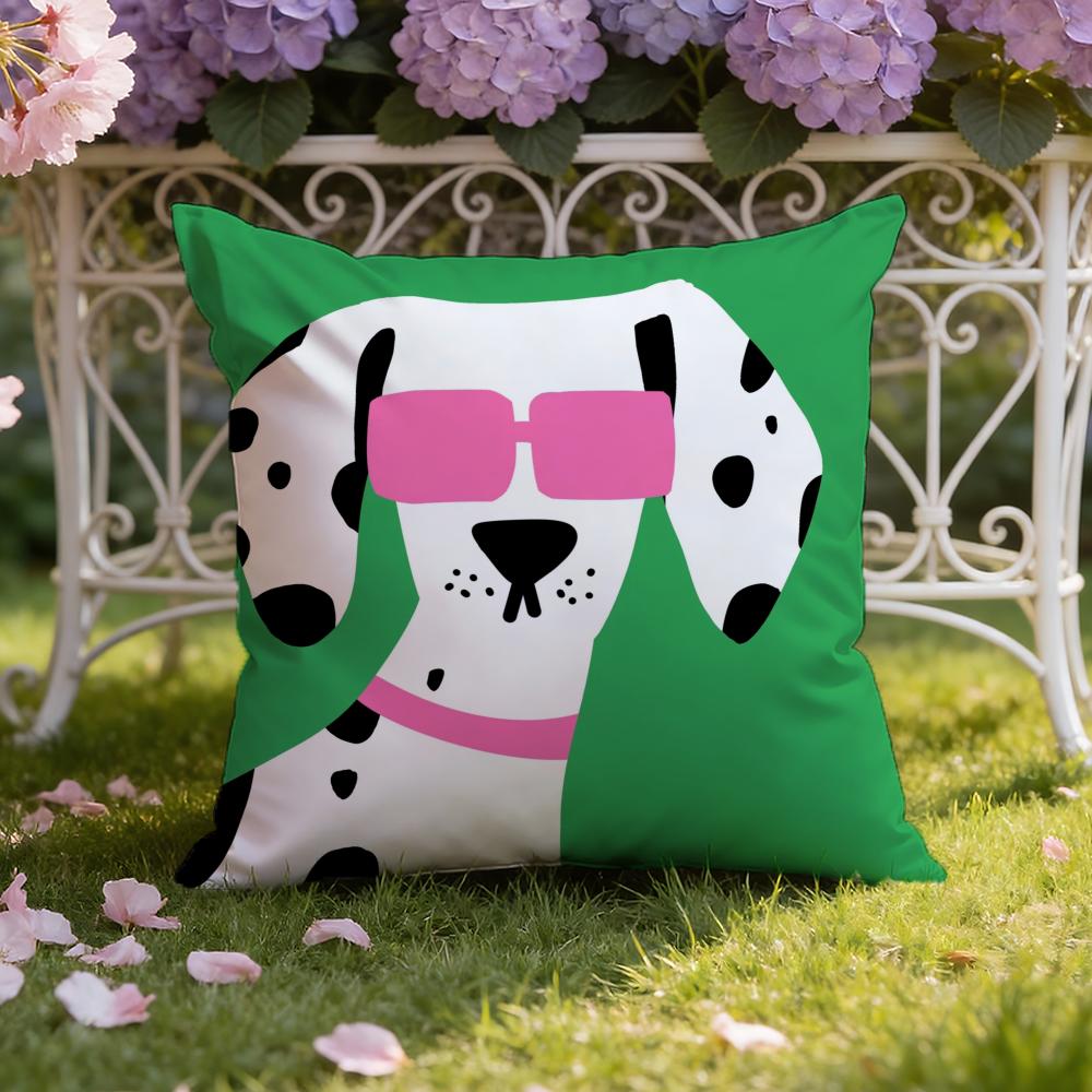 Cartoon Animal Cute Cushion Cover Home & Car Dual-Scene Pillow Cover: Reversible for Premium Comfort