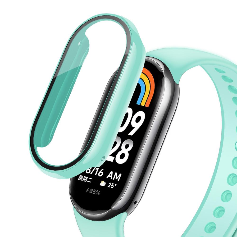 Case cover+glass For Xiaomi Mi Band 8 7 6 Accessories Case+Film Full Coverage Protective Cover Miband 7 6 5 4 3 screen protector
