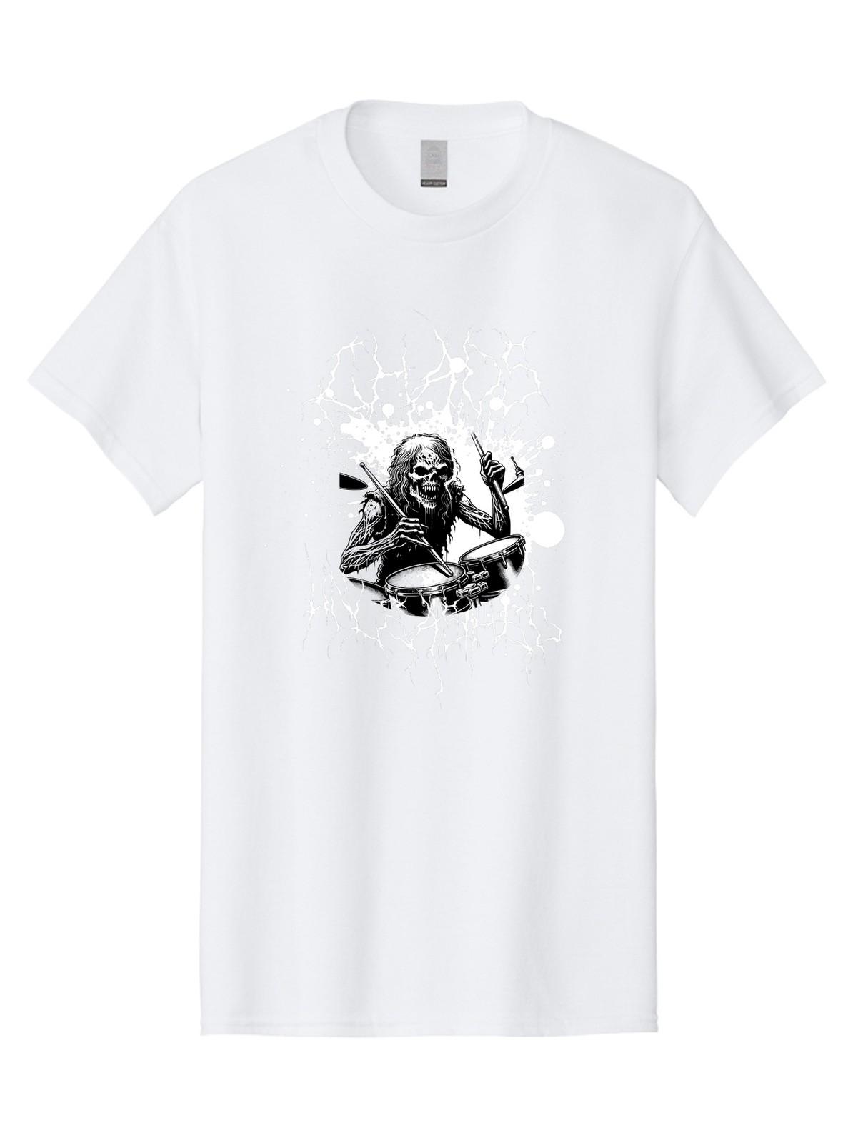 Skeleton-Dj Mens Graphic Tee,100% Cotton,Casual Summer Wear S разноцветный