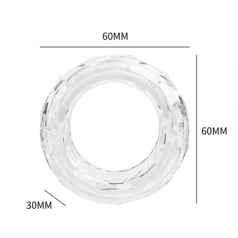 Европейское Роскошное Граненые Хрустальные Кольца для Салфеток для Элегантного Обед Safety Packaging