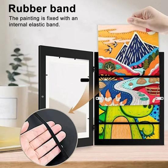 Kids Art Frame Front Opening Kids Artwork Display Frame Wall Picture Frame