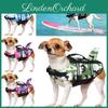 Durable Polyester Dog Life Vest With High Buoyancy Casual Style Pet Vest