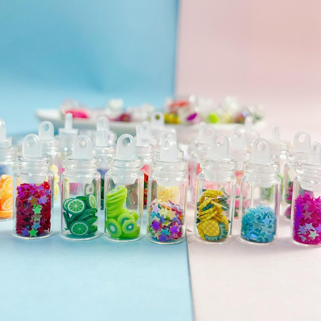 Adorable Star Fruit Epoxy Resin Charm Keychain DIY Kit