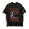 Custom Motorcycles Build Not Buy Pin Up Biker Graphic Tee Pure Cotton T-shirt