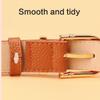 Women's Fashion Belt Bamboo Clasp Design Sash Adjustable Faux Leather Waist Strap for Casual and Formal Outfits