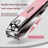 Advanced Anti-Splash Manicure Set with Nail Clippers & Dead Skin Fork