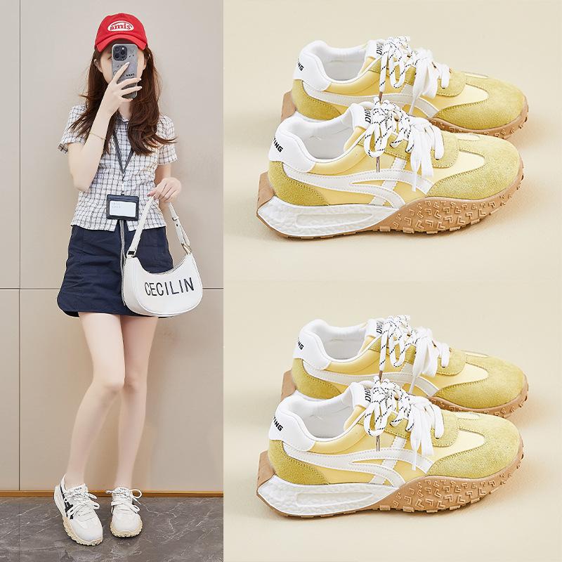 New Forrest Gump Shoes for Women In Summer Students' Sports and Leisure Mesh Breathable and Enhancing Height