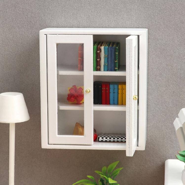 Miniature Dollhouses Display Shelf Accessory 1/12 Scale, Realistic Zakka Wood Display Shelf Dollhouses Miniature