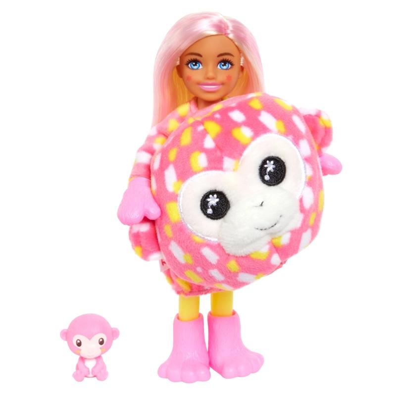 BARBIE Cutie Reveal Doll Chelsea MONKEY Jungle MATTEL