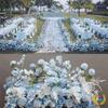 Eucalyptus Silk Flower Wedding Aisle Decor - T-Stage & Engagement Background