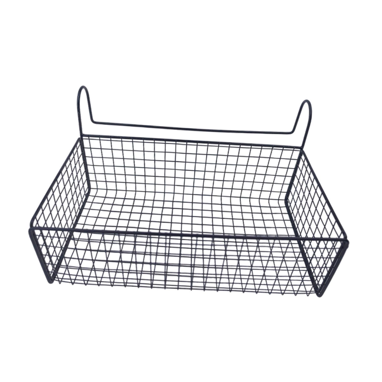 

Bedside Hanging Storage Basket Multifunctional Dorm Beside Shelf Metal Organizer for Collage Dorm Bunk Bed Sundries Storage