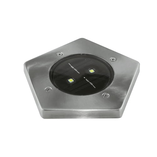 Lampa Solarna Chrom Led 0,5W Ip65 Ra70 Garet Ideus 03614