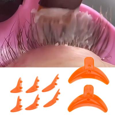 1 paio di cuscinetti per permanente ciglia in silicone da 3 misure, anti-caduta, per la rimozione delle ciglia, con applicatore arricciaciglia 3D antiscivolo riutilizzabile.