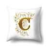 Polyester Pillow Case Car Decoration Home 26 English Letters Printed Car Waist Cushion Pillow Case