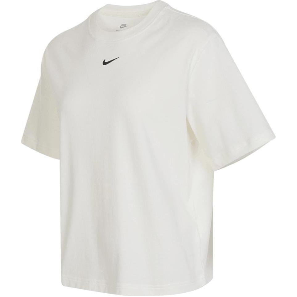 (WMNS) Nike Sportswear Essential Oversized T-shirt Asia Sizing Ivory Women s DD1238-134