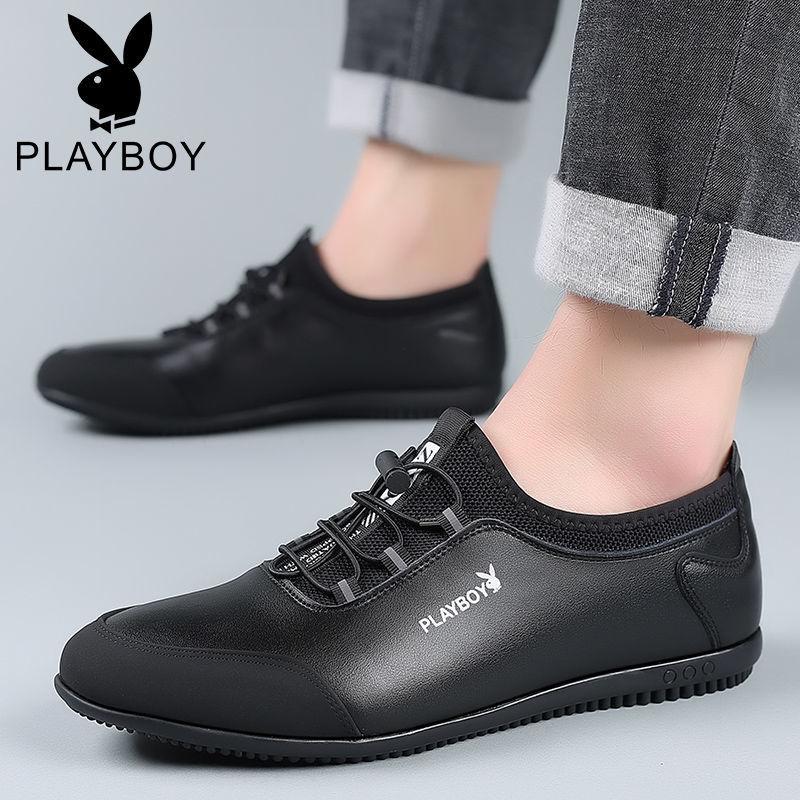 Gongzi Genuine Men's Shoes Leather Casual Breathable Leather Shoes Men's Summer Versatile Doudou Shoes