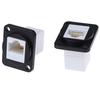 Rj45 võrgupistiku metallpaneeli pesa D-tüüpi tsingisulamist kinnitus Cat6