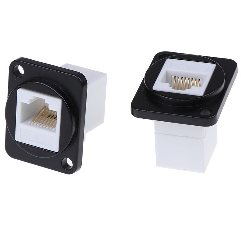Rj45 võrgupistiku metallpaneeli pesa D-tüüpi tsingisulamist kinnitus Cat6