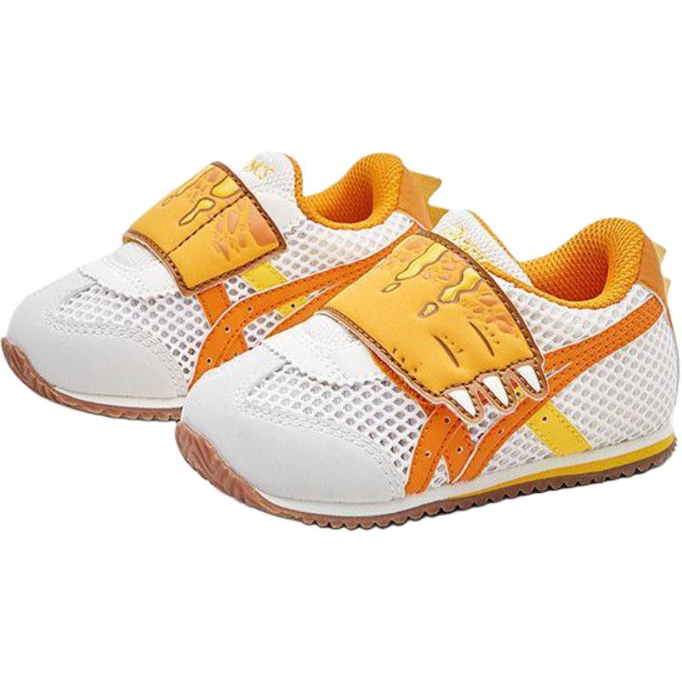 Asics Cotla Comfortable Lightweight Growth Protection Shoes Baby Sneakers White Orange 1144A426-100
