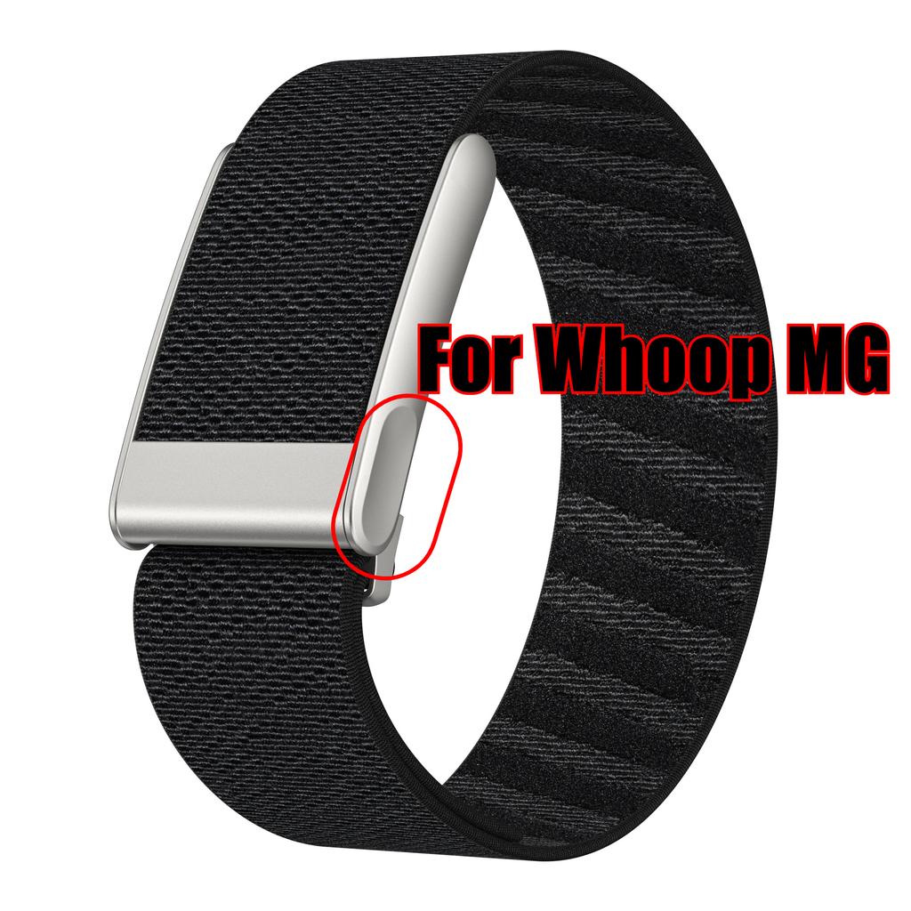 For WHOOP MG / WHOOP 5.0 Breathable Wrist Band Soft Slicone Sweatproof Adjustablle Rubber Band for Whoop 5.0 MG Wristband