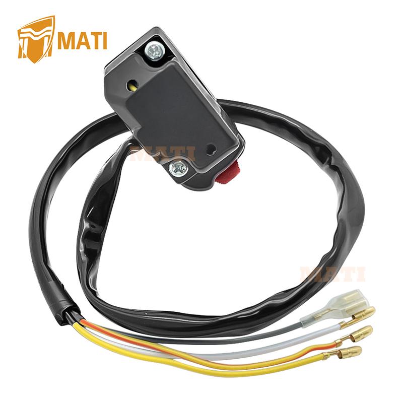 Handlebar Control Kill Stop Headlight Switch Button for Suzuki LT250R QuadRacer 250 LT230S QuadSport 230 1985-1986 37400-19A01