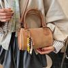 Einfache und modische Retro-Kissen-Tasche Damen Herbst neue Schulter-Umhängetasche Nischen-Handtasche