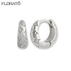 925 Silver Ear Needle Simple 10/15/25mm Hoop Earrings for Women Round Dangle Gold Earrings Fashion Korean Jewelry