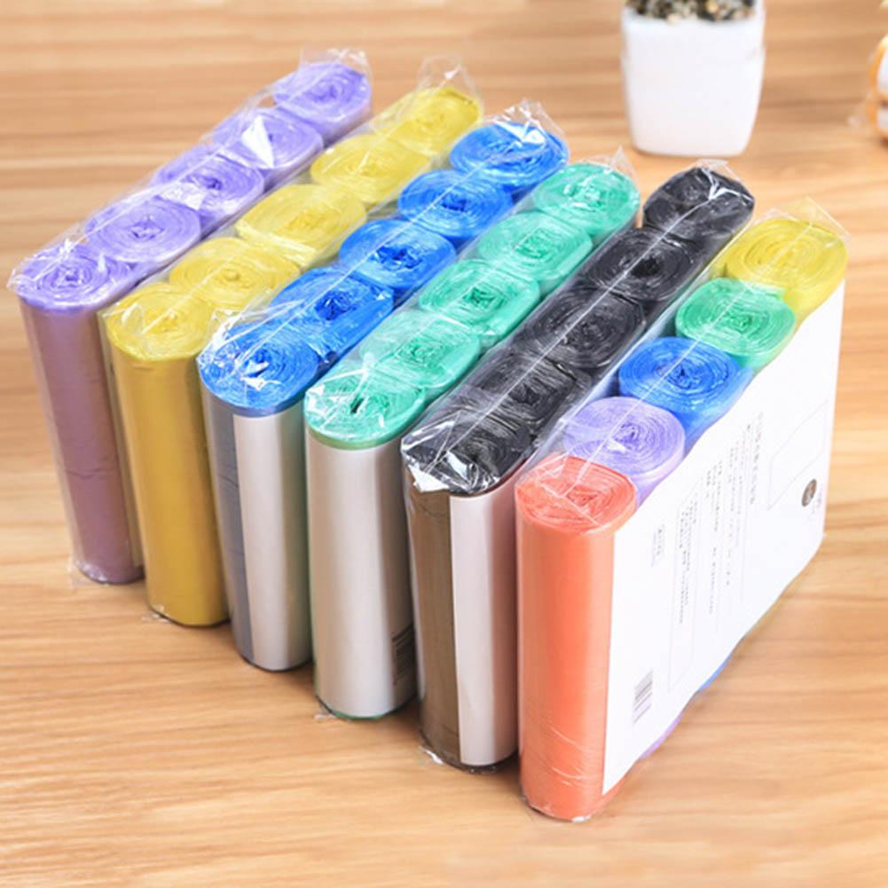 5Rolls 100pcs Disposable Garbage Bags Storage Bag For Home Waste Trash Can Bags Pouch Household Cleaning Waste Plastic Bag