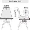Elastic Stretch Curved Dining Room Chair Covers Jacquard Dining Chair Cover Stretch Short Back Chair Covers for Home Hotel Party