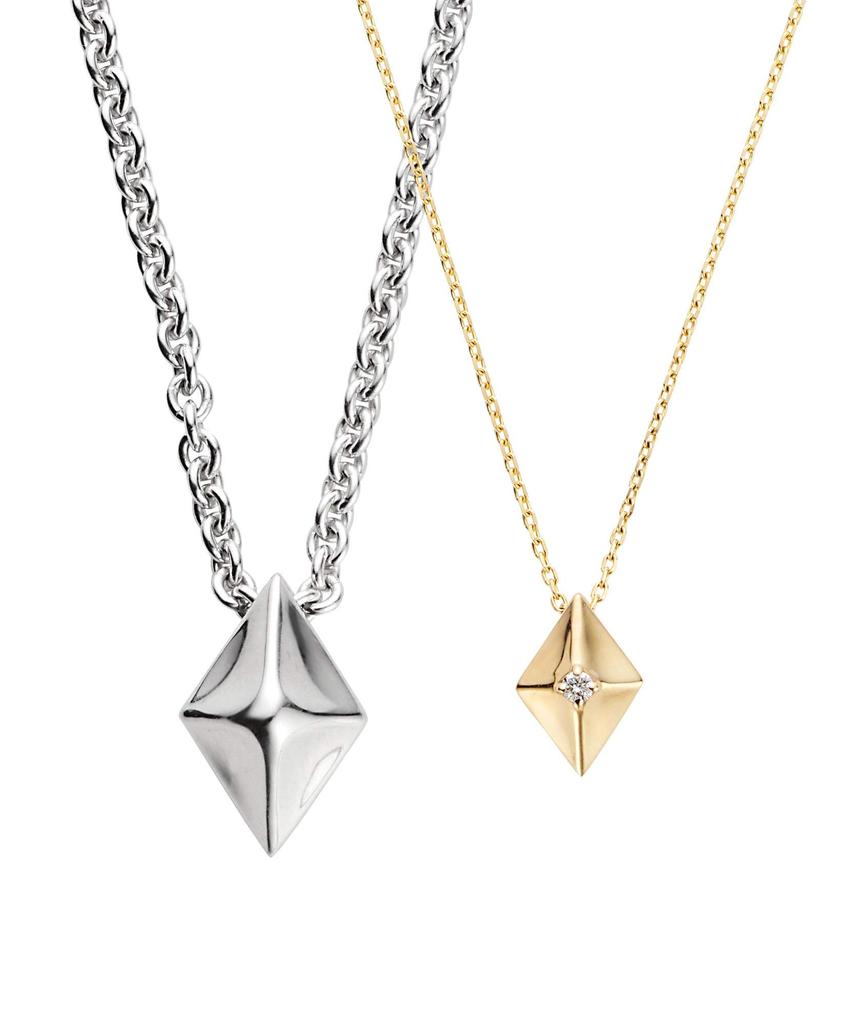 Pair Necklace SV925 K10 Yellow Gold Ensemble AJVD4038 DI [Official] [Vendome Aoyama] [WEB Exclusive]