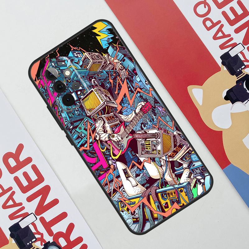 Graffiti Case For Samsung Galaxy A34 A54 A14 A56 A36 A16 A06 A13 A53 A12 A22 A32 A52 A35 A17 A15 A55