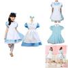 Belle Robe de Cosplay Servante Alice au Pays des Merveilles avec Coupe Confortable pour Femmes