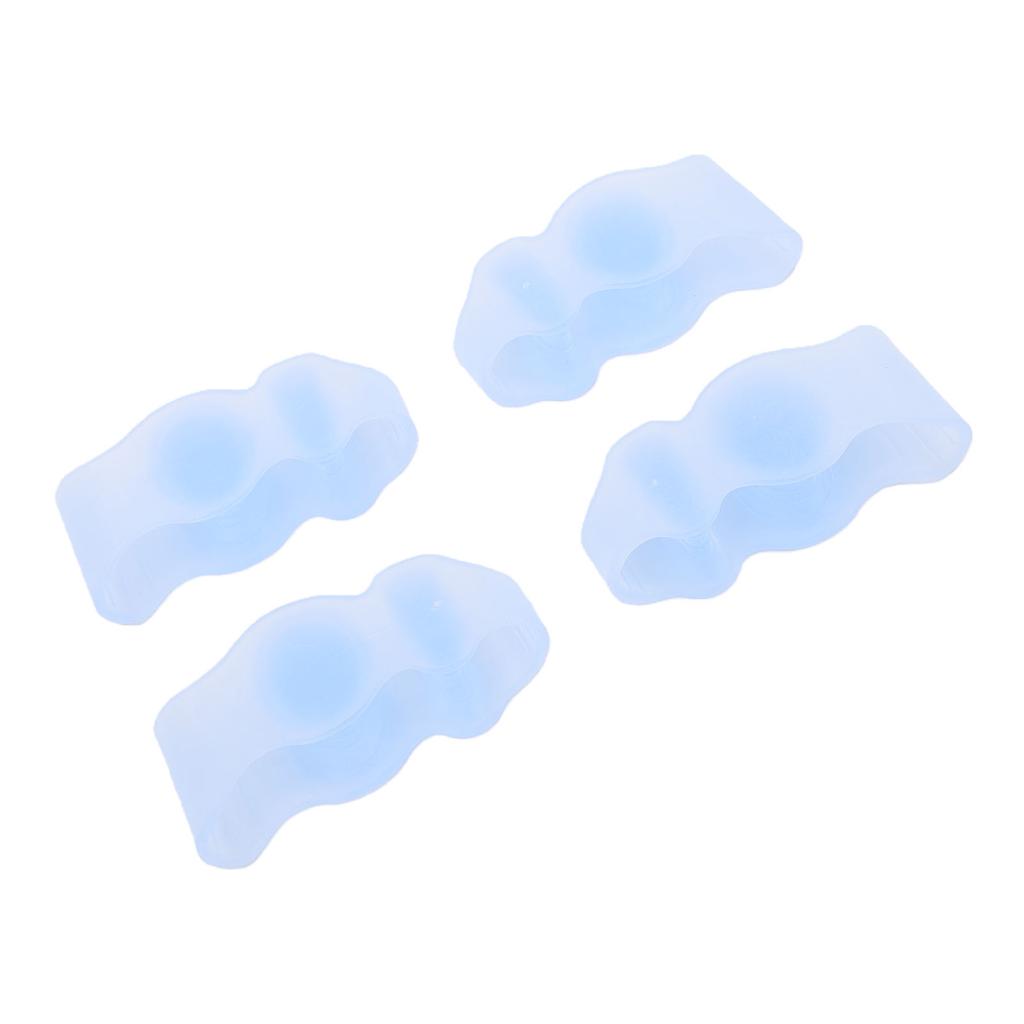 2 Pairs Toe Separators Spacers Soft SEBS Ergonomic Toe Straightenerss for Overlapping Toes