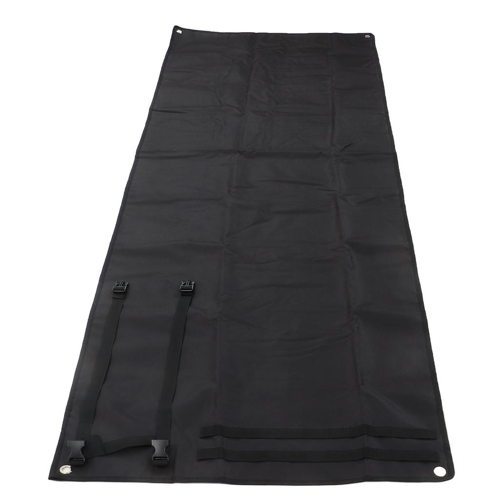 Outdoor Shooting Mat Roll Up Shooting Pad for Field Training Camping Double Sided Water Repellent Black