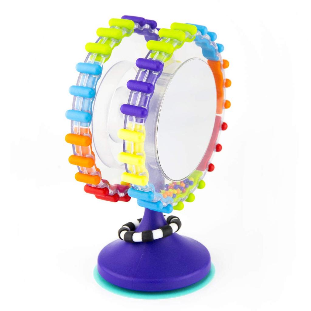 SASSY Spinning Mirror Candle, Ferris Wheel Shape with Mirror, Hand-Play Toy, Educational Toy for Babies, Baby Gift, TYSA80233