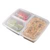 AnJuXianSen Disposable 3-Compartment Takeaway Containers
