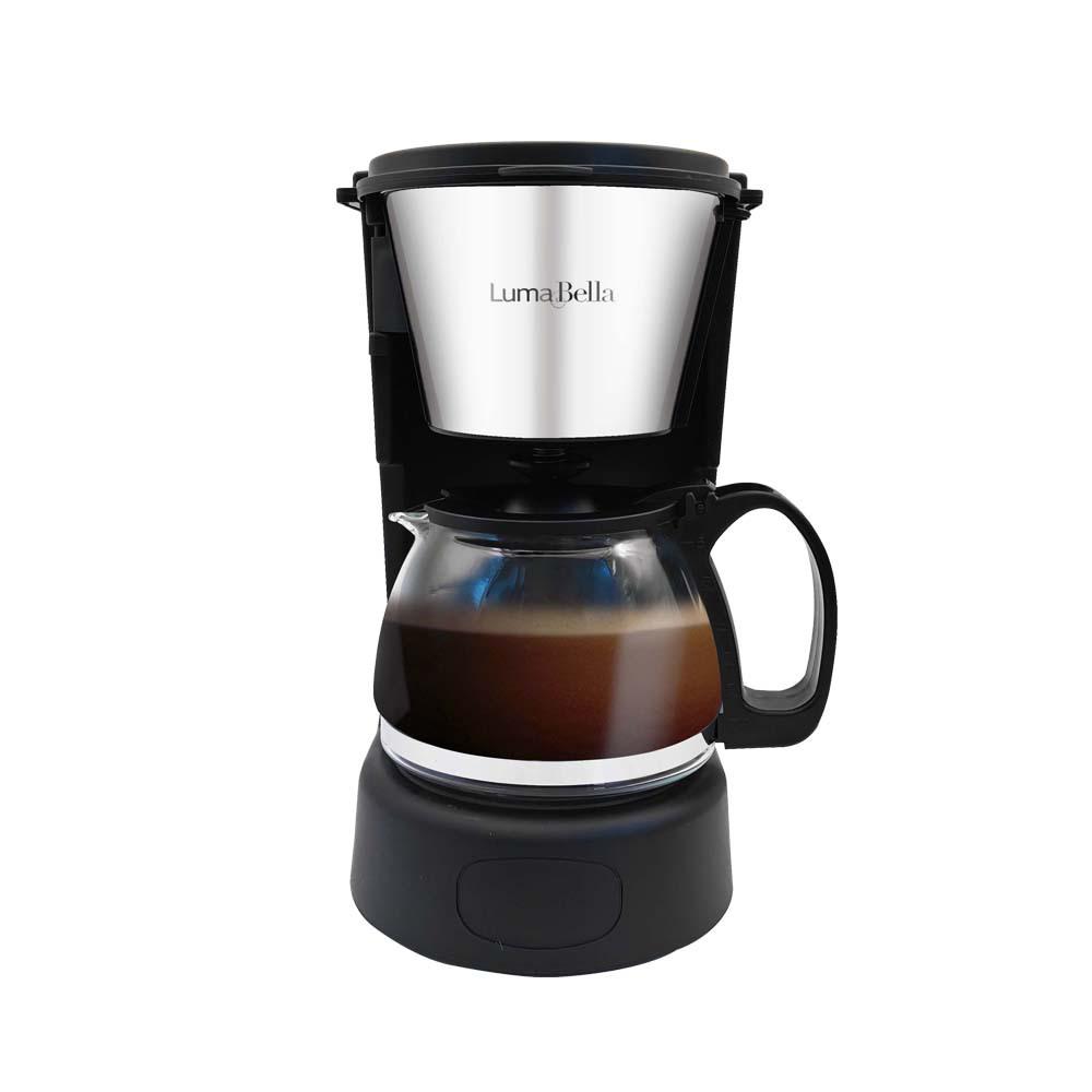 Halbautomatische Europäische Filterkaffeemaschine für 6 Tassen, 750 ml Teekanne