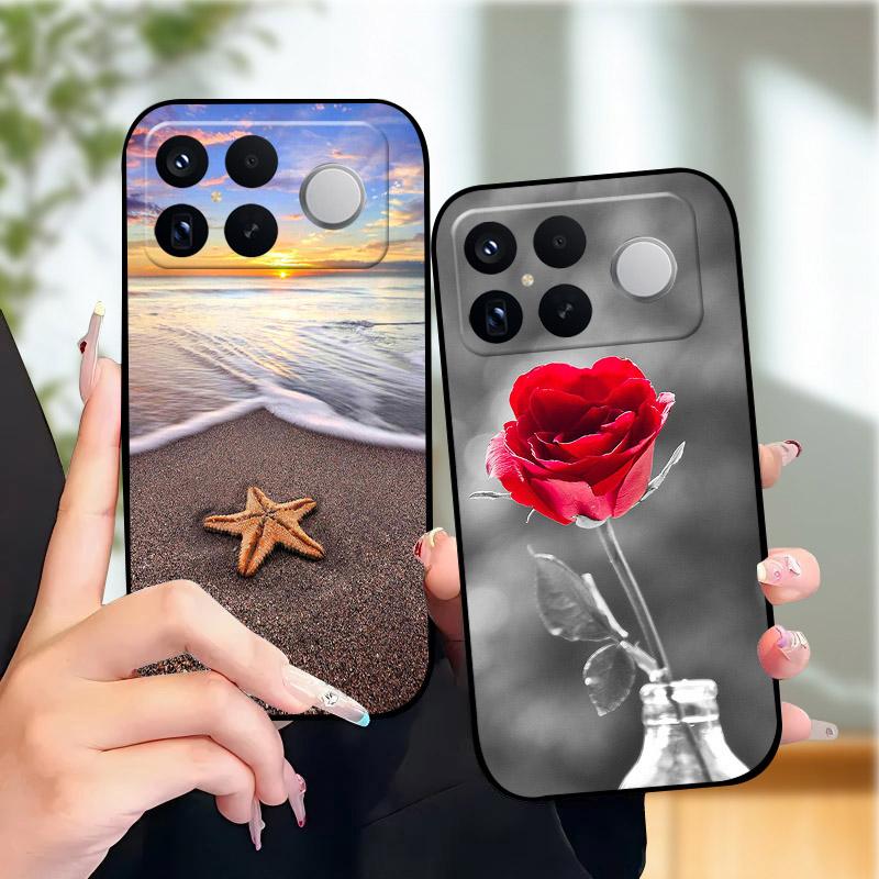 Etui do POCO F8 Ultra Modne Odporne na Wstrząsy Pokrowiec na Telefon Silikonowe Miękkie Zderzak TPU Dla Xiaomi POCO F8Ultra Powłoka Fundas Kreskówka Capa